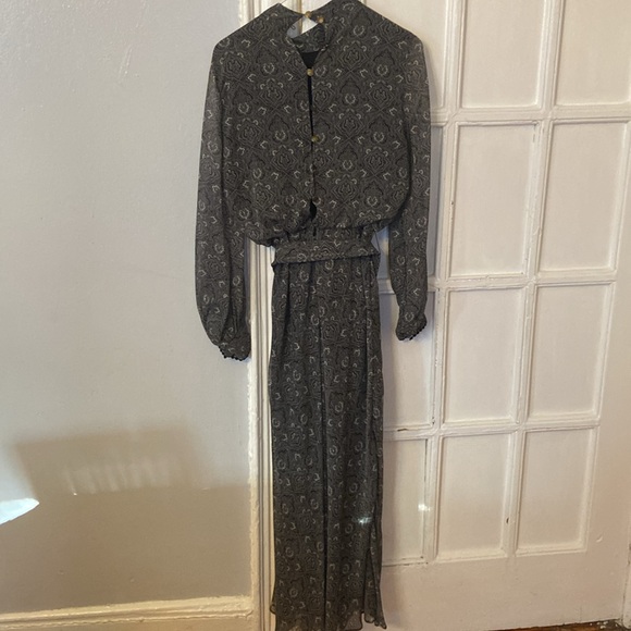 Zara Black Long Sleeve Dress - Picture 3 of 4
